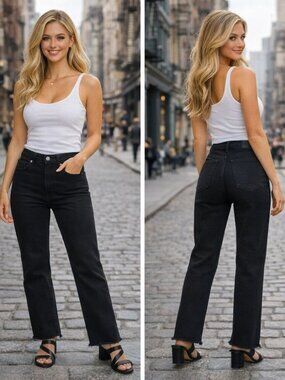 Wholesale Lot of Everlane Jeans 5 Units sizes: 23,24,25,26,28 New With Tags